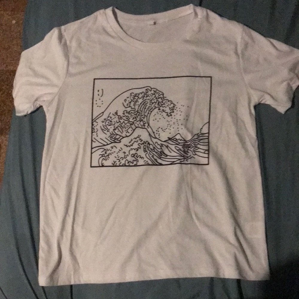 Size- large  color- white